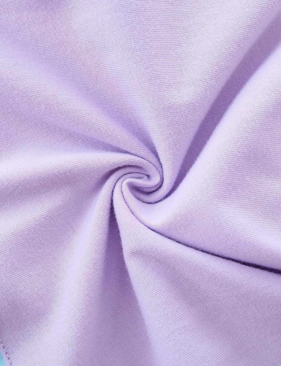 Girl's Dresses Cotton Ruffle Sleeve Tiered Swing A-Line Cute Midi Casual Sundress #Lilac - Image 7