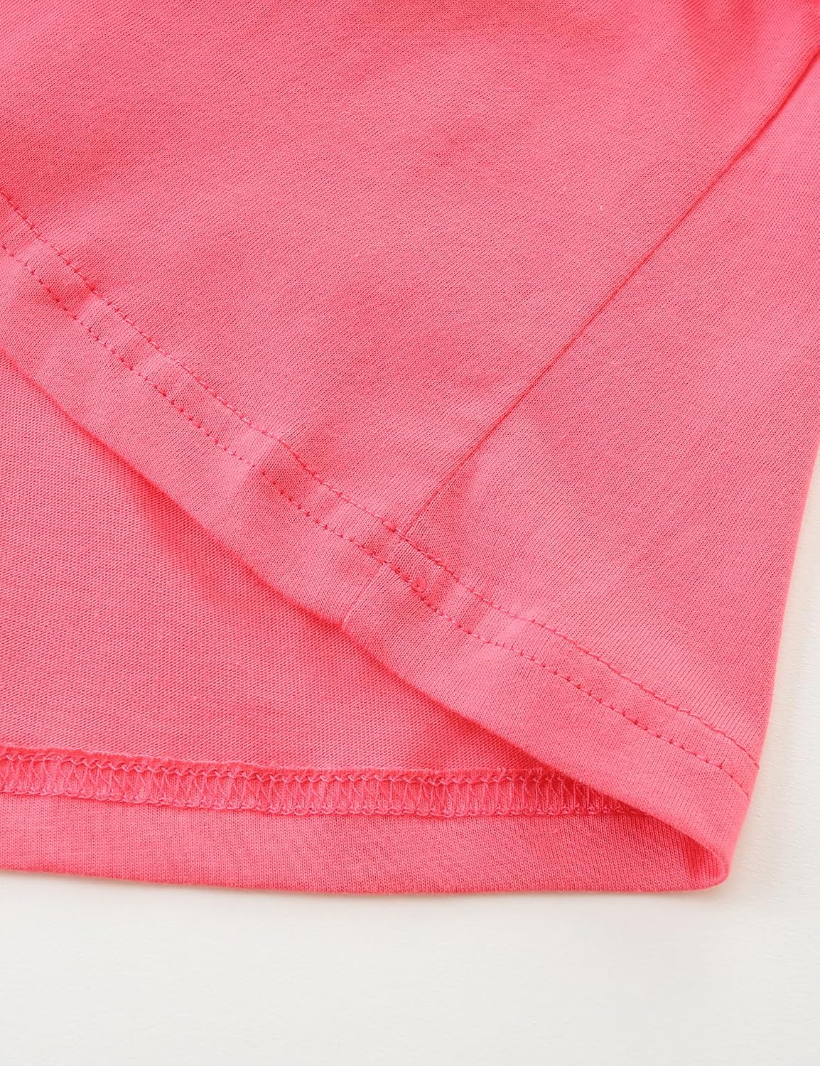 Girl's Dresses Cotton Ruffle Sleeve Tiered Swing A-Line Cute Midi Casual Sundress #Pink - Image 6