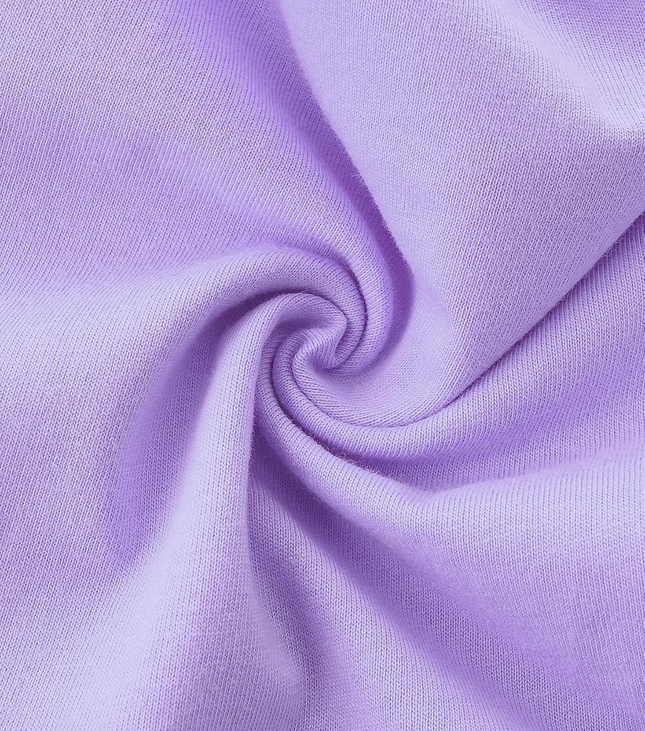 Girl's Dresses Cotton Ruffle Sleeve Tiered Swing A-Line Cute Midi Casual Sundress #Lt Purple - Image 2